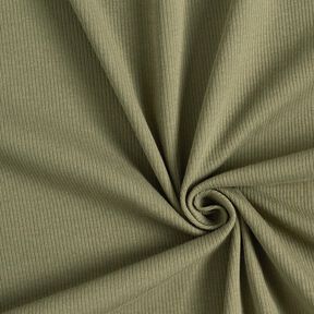 Jersey côtelé côtes 2-1-1-1 fines – kaki clair, 