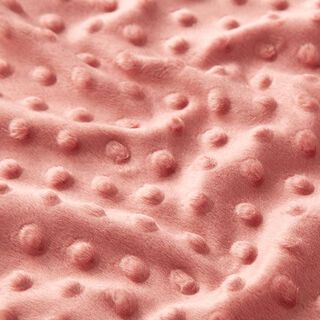 Polaire douillet points en relief – vieux rose, 