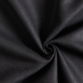 Pur lin lourd Uni – noir, 