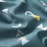 Tissu en coton Cretonne Formes abstraites – gris bleu,  thumbnail number 2