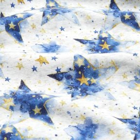 Polaire alpin Étoiles aquarelle – nature/indigo, 