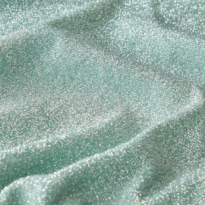 Jersey scintillement Lametta Glamour – menthe,  image number 2