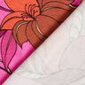 Jersey viscose zarte Blumen – pourpre/rouge feu,  thumbnail number 4