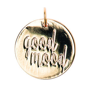 Pendentif Mood [Ø17 mm] | Rico Design – or métallique, 