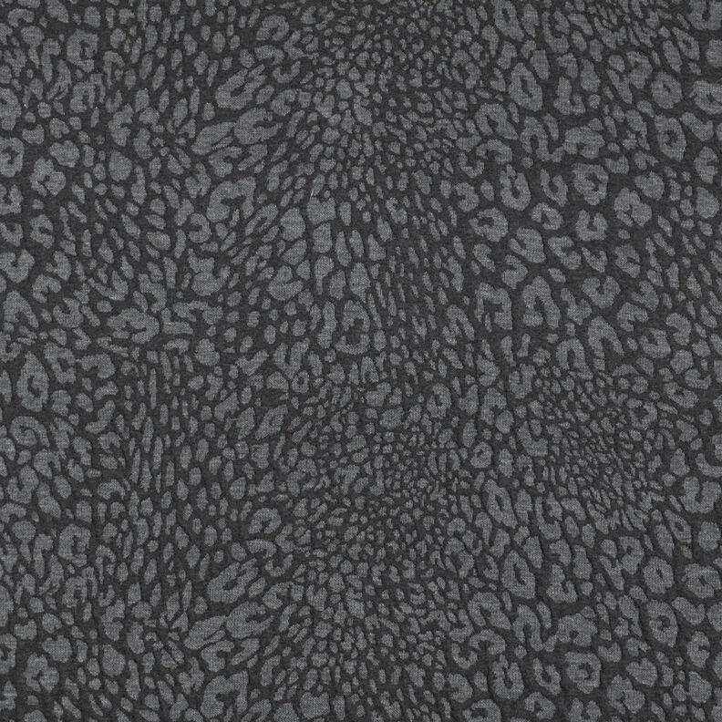 Maille jacquard léopard – gris clair/gris foncé,  image number 1