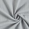 GOTS Tissu triple gaze de coton – gris clair,  thumbnail number 1