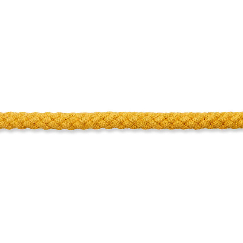 Cordon en coton [Ø 7 mm] – jaune curry,  image number 2