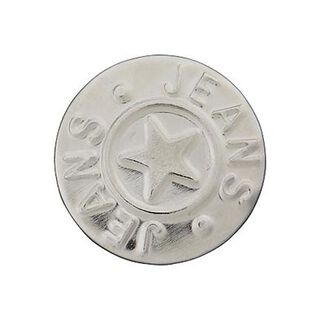 Bouton jeans standard Etoile – argent, 