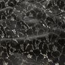 Dentelle lurex fleurs – noir/or métallisé,  thumbnail number 2