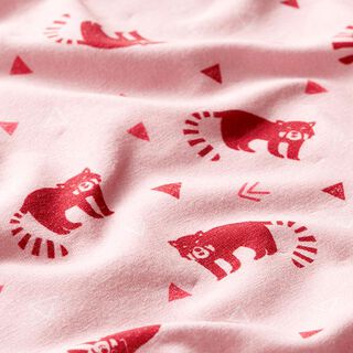 GOTS Jersey coton Petit panda | Tula Kids – rose, 
