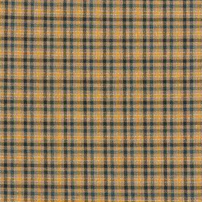 Mélange viscose Carreaux avec lurex – beige foncé/jaune curry, 