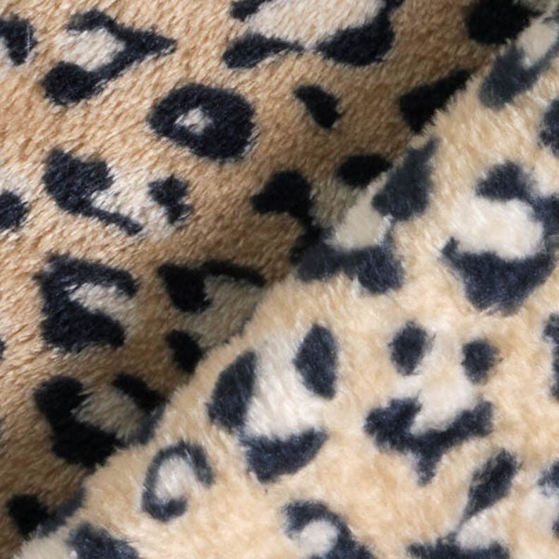 Polaire douillet Motif léopard – marron moyen, image number 4