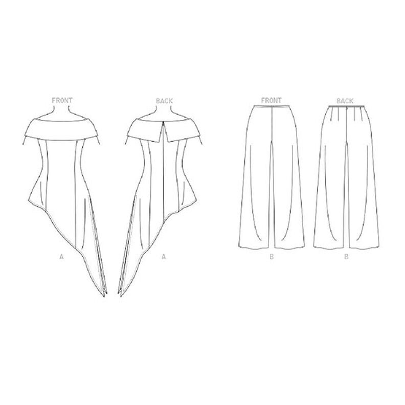Top / Pantalon | Vogue 1869 | 34-42, image number 4