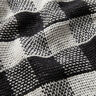 Tissu pour manteau à double carreaux – noir/blanc,  thumbnail number 2