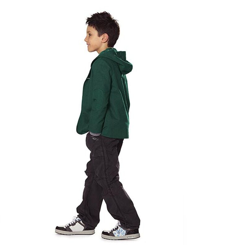 French Terry léger uni – vert sapin,  image number 10