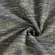 Tissu polyester aspect bouclé avec lurex – noir/jaune,  thumbnail number 3