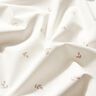 Popeline coton petites branches avec feuilles – blanc/gris brume,  thumbnail number 2