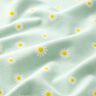 Jersey gaufré marguerites – menthe clair,  thumbnail number 2