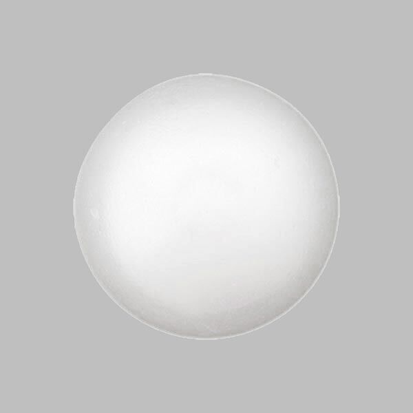 Bouton perle polyester Brillant - blanc,  image number 1