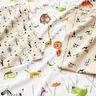 GOTS Tissu en coton Cretonne Oiseaux dans la forêt – nature/eucalyptus,  thumbnail number 5