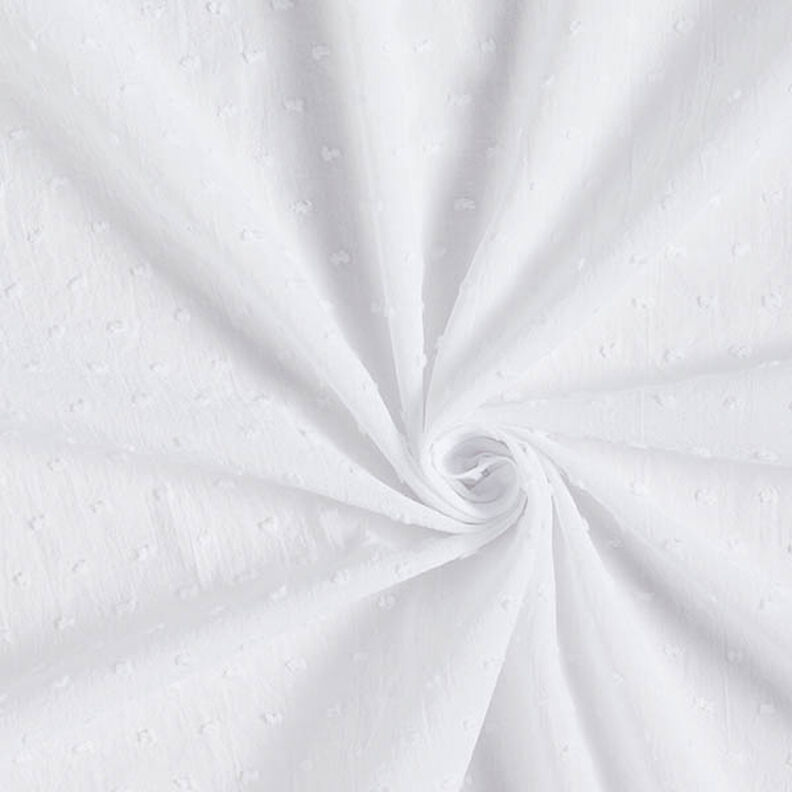 Batiste de coton dobby – blanc,  image number 3