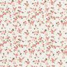 Jersey coton fleurs roses – ivoire,  thumbnail number 1