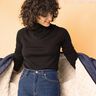 Tissu matelassé Jeans-Teddy | by Poppy – bleu jean,  thumbnail number 9