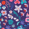 Popeline coton Meadow Flower Impression numérique | Nerida Hansen – prune/bleu aqua,  thumbnail number 1