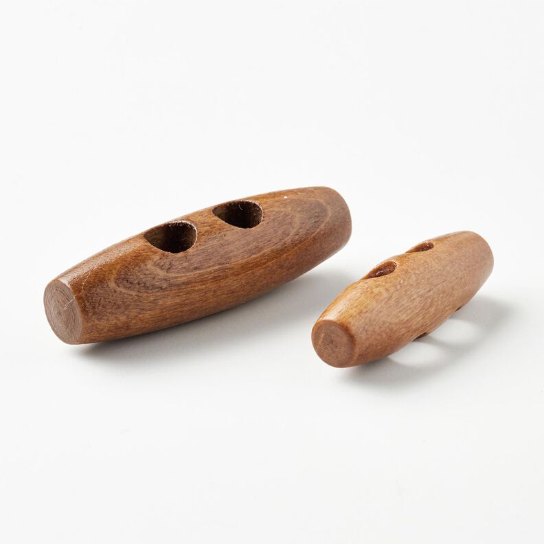 Bouton à bascule en bois [40 mm] – caramel,  image number 4