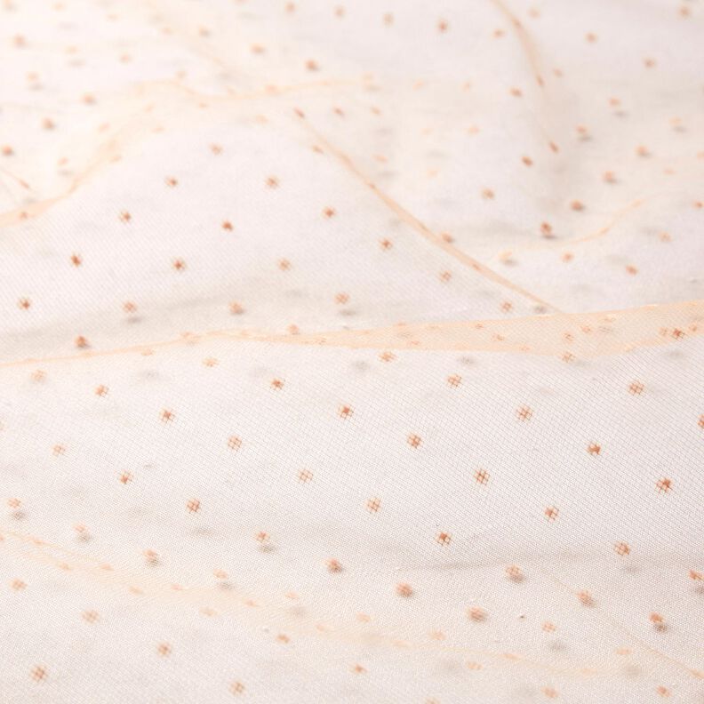 Tulle Pois veloutés – beige,  image number 2