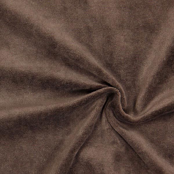 Tissu Nicki Uni – marron foncé,  image number 1