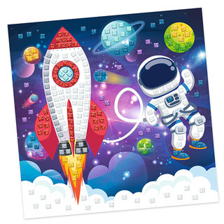 Puzzle mosaïque en caoutchouc mousse Astronaute, 