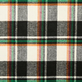 Tissu pour manteau Carreaux colorés – noir/blanc, 