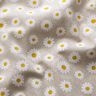 Tissu de décoration Semi-panama petites pâquerettes – nature/blanc,  thumbnail number 2