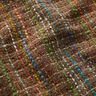 Bouclé en laine vierge mélangée Rayures colorées & lurex – marron moyen,  thumbnail number 2