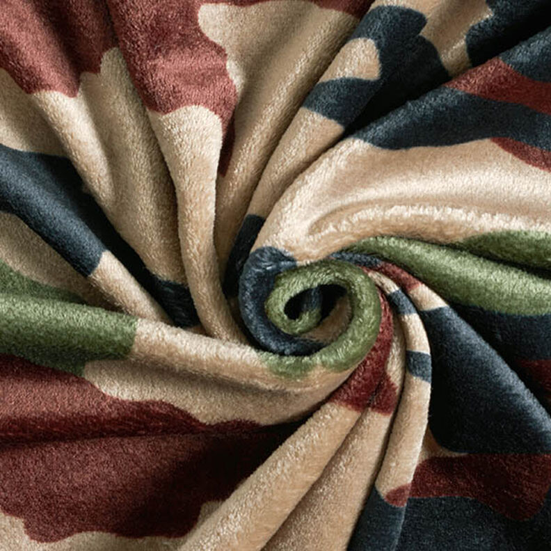 Polaire douillet Camouflage – taupe clair/vert foncé, image number 3