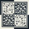 Panneau satin hirondelles | Katia Fabrics – anthracite/crème,  thumbnail number 1