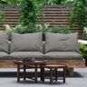 Tissu d’extérieur Canvas structure fine – gris,  thumbnail number 5