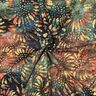 Tissu en coton Soleils batik – sapin bleu/brun-marron,  thumbnail number 3