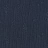 Tissu double gaze de coton broderie fleurs et branches – bleu marine,  thumbnail number 1
