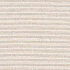 Tissu de décoration Canvas fines rayures recyclé – beige foncé, 
