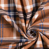 Flanelle coton Motif imprimé à carreaux | by Poppy – brun faon/bleu roi,  thumbnail number 3