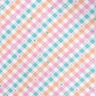Flanelle coton Carreaux diagonaux avec cœurs | by Poppy – blanc/saumon,  thumbnail number 1