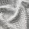 Tissu de coton léger à carreaux – gris clair/blanc,  thumbnail number 2