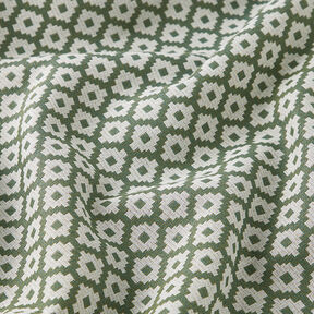Tissu d'extérieur jacquard Losanges – olive, 