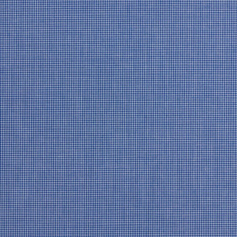 Tissu pour chemise à mini carreaux – blanc/bleu jean,  image number 1