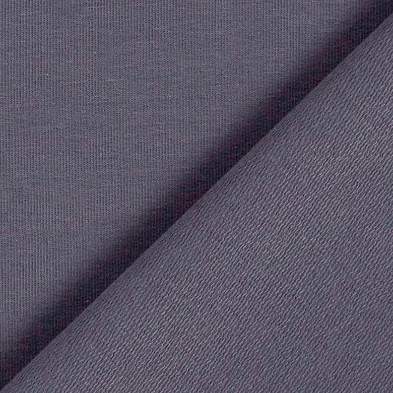 French Terry léger uni – bleu noir, image number 5