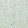 Tissu double gaze de coton fleurs romantiques – menthe clair,  thumbnail number 1