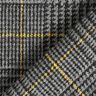 Drap de laine Prince de Galles – gris foncé/jaune,  thumbnail number 6