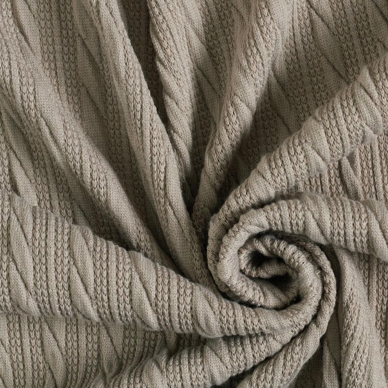 Tricot Cloqué Torsades – argent, image number 3